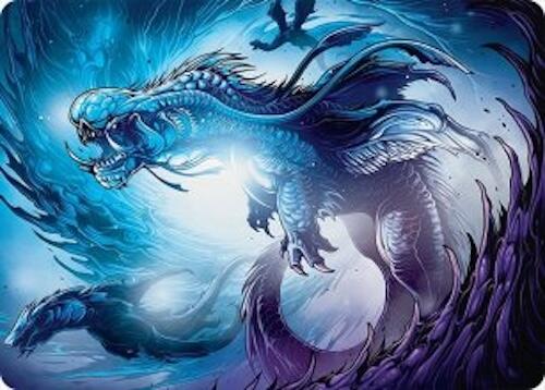 Roiling Dragonstorm Art Card (33/54) [Tarkir: Dragonstorm Art Series] | Exor Games Truro