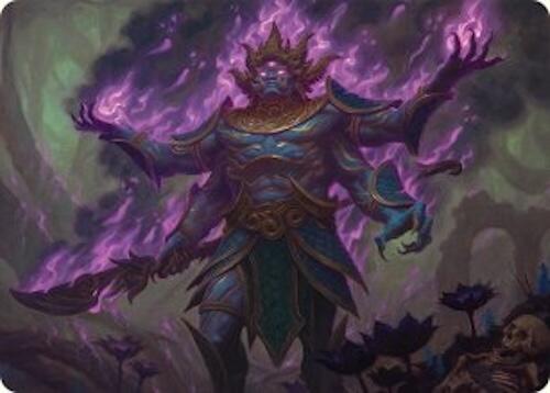 Rot-Curse Rakshasa Art Card (13/54) [Tarkir: Dragonstorm Art Series] | Exor Games Truro