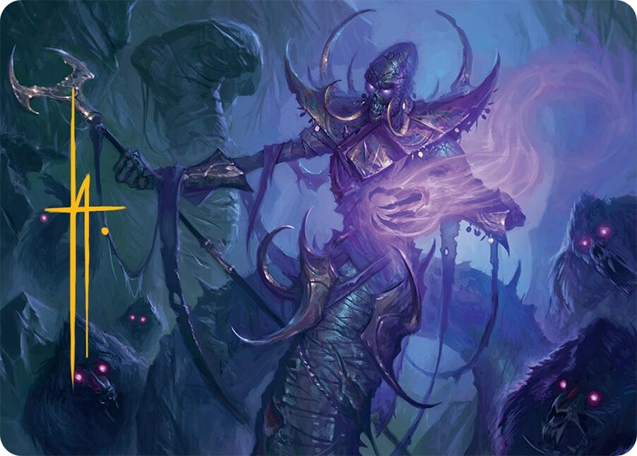 Sidisi, Regent of the Mire Art Card (14/54) (Gold-Stamped Signature) [Tarkir: Dragonstorm Art Series] | Exor Games Truro