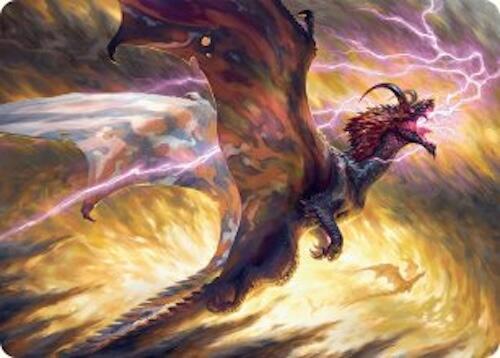 Stormscale Scion Art Card (17/54) [Tarkir: Dragonstorm Art Series] | Exor Games Truro
