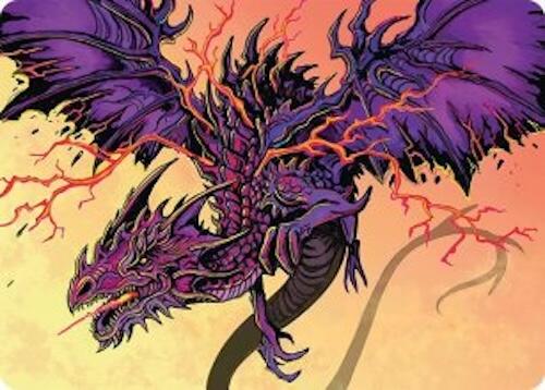 Stormshriek Feral Art Card (35/54) [Tarkir: Dragonstorm Art Series] | Exor Games Truro