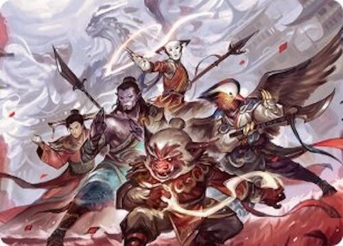 Will of the Jeskai Art Card (54/54) [Tarkir: Dragonstorm Art Series] | Exor Games Truro