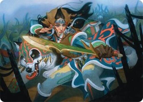 Eshki Dragonclaw Art Card (23/54) [Tarkir: Dragonstorm Art Series] | Exor Games Truro