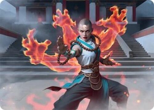 Flamehold Grappler Art Card (24/54) [Tarkir: Dragonstorm Art Series] | Exor Games Truro