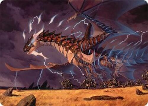 Neriv, Heart of the Storm Art Card (25/54) [Tarkir: Dragonstorm Art Series] | Exor Games Truro
