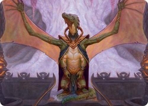 Kheru Goldkeeper Art Card (36/54) [Tarkir: Dragonstorm Art Series] | Exor Games Truro