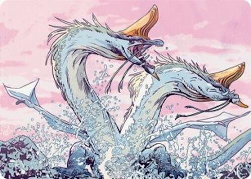 Twinmaw Stormbrood Art Card (39/54) [Tarkir: Dragonstorm Art Series] | Exor Games Truro