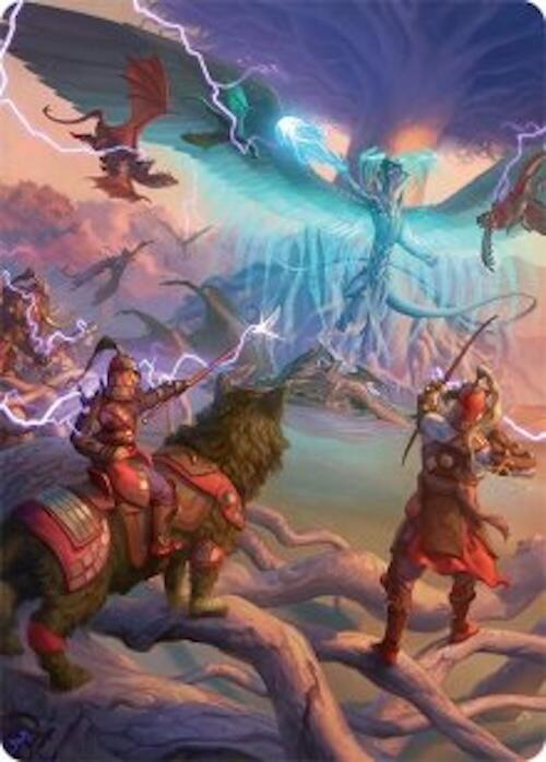 All-Out Assault Art Card (50/54) [Tarkir: Dragonstorm Art Series] | Exor Games Truro