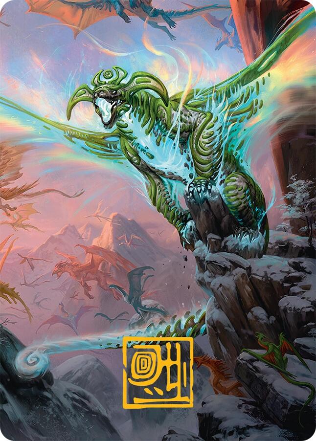 Ureni of the Unwritten Art Card (51/54) (Gold-Stamped Signature) [Tarkir: Dragonstorm Art Series] | Exor Games Truro