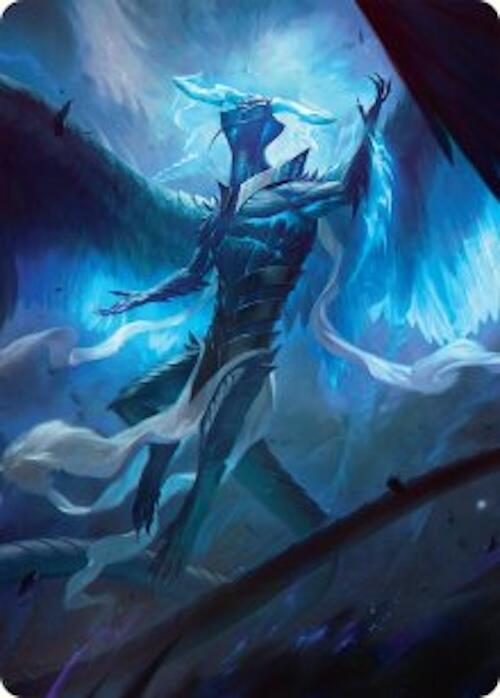 Ugin, Eye of the Storms Art Card (1/54) [Tarkir: Dragonstorm Art Series] | Exor Games Truro