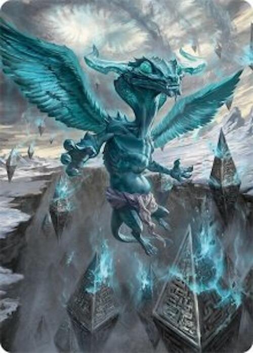 Ugin, Eye of the Storms Art Card (47/54) [Tarkir: Dragonstorm Art Series] | Exor Games Truro