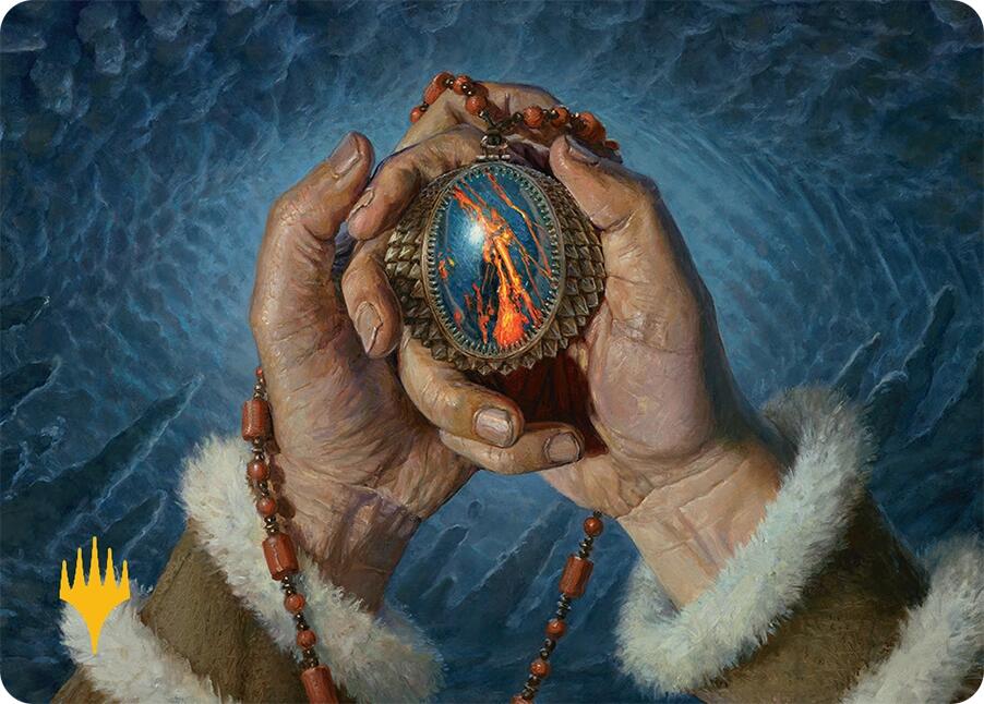 Mox Jasper Art Card (28/54) (Gold-Stamped) [Tarkir: Dragonstorm Art Series] | Exor Games Truro