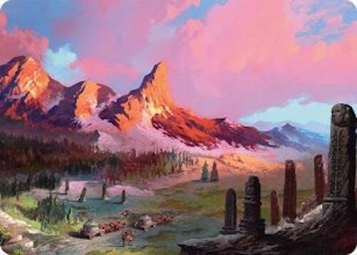 Rugged Highlands Art Card (29/54) [Tarkir: Dragonstorm Art Series] | Exor Games Truro