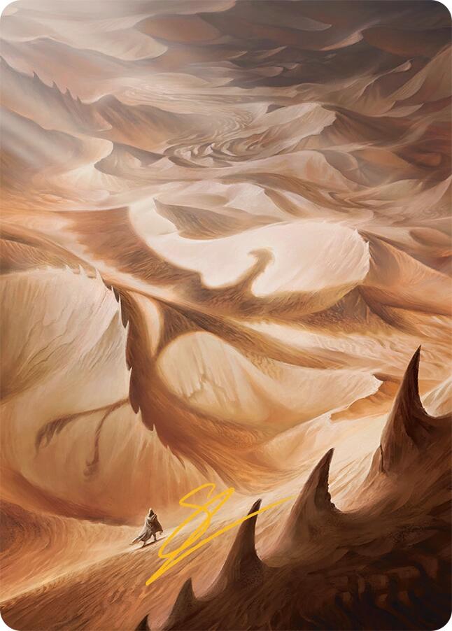 Plains Art Card (30/54) (Gold-Stamped Signature) [Tarkir: Dragonstorm Art Series] | Exor Games Truro