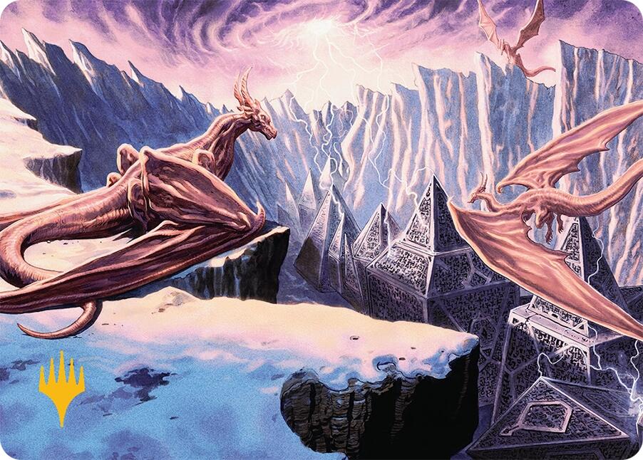 Maelstrom of the Spirit Dragon (42/54) (Gold-Stamped) [Tarkir: Dragonstorm Art Series] | Exor Games Truro