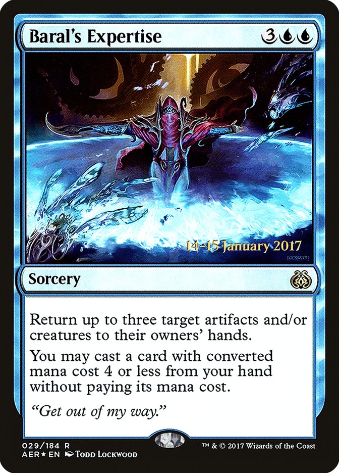 Baral's Expertise [Aether Revolt Prerelease Promos] | Exor Games Truro