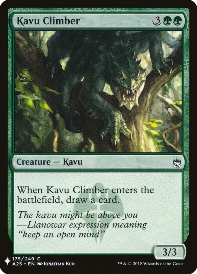 Kavu Climber [Mystery Booster] | Exor Games Truro