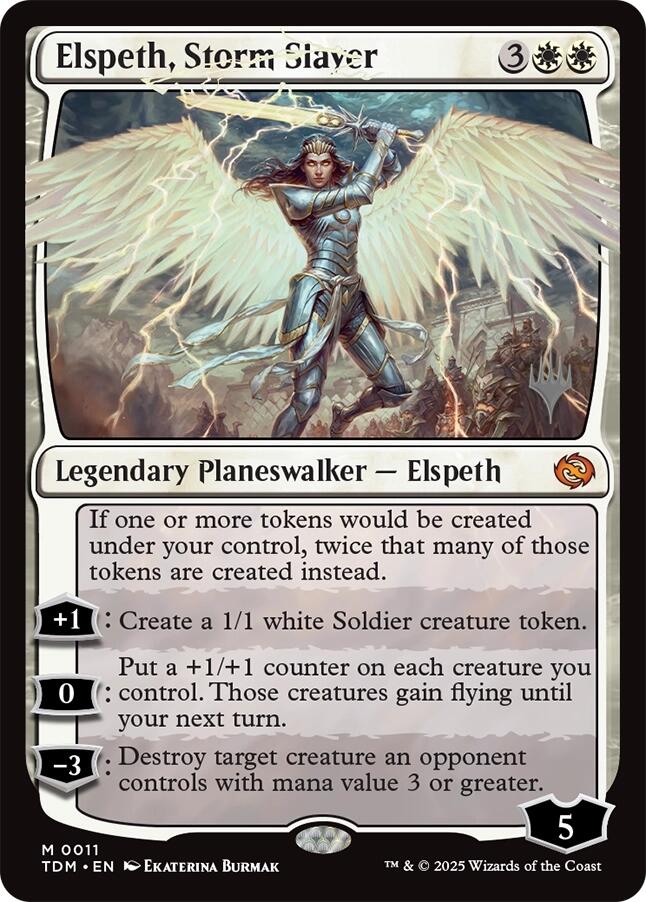 Elspeth, Storm Slayer [Tarkir: Dragonstorm Promos] | Exor Games Truro
