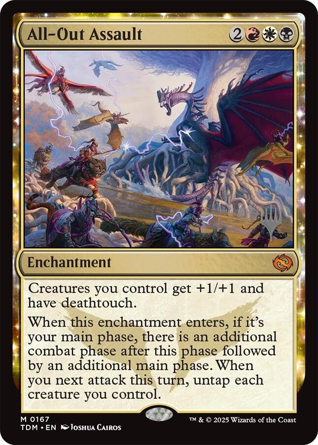 All-Out Assault [Tarkir: Dragonstorm Promos] | Exor Games Truro