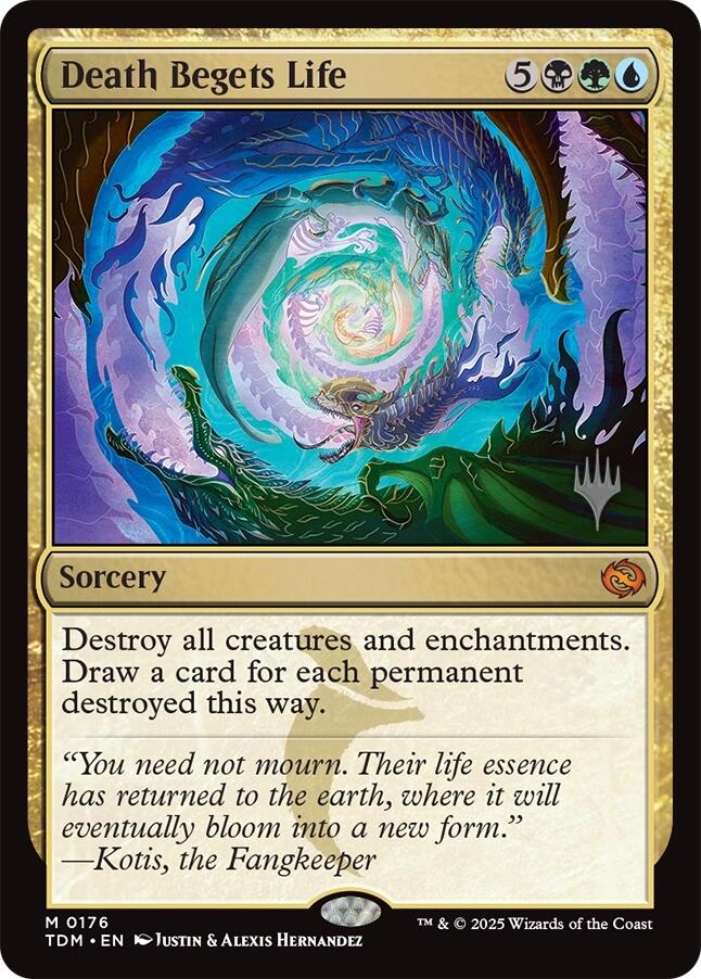 Death Begets Life [Tarkir: Dragonstorm Promos] | Exor Games Truro