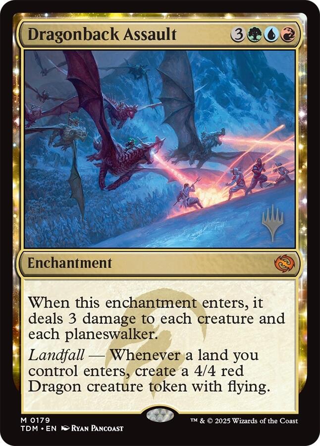 Dragonback Assault [Tarkir: Dragonstorm Promos] | Exor Games Truro