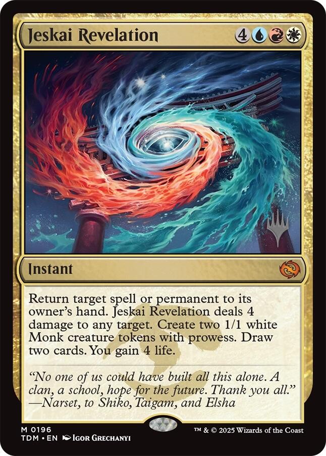 Jeskai Revelation [Tarkir: Dragonstorm Promos] | Exor Games Truro