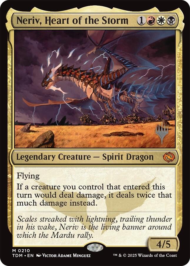 Neriv, Heart of the Storm [Tarkir: Dragonstorm Promos] | Exor Games Truro