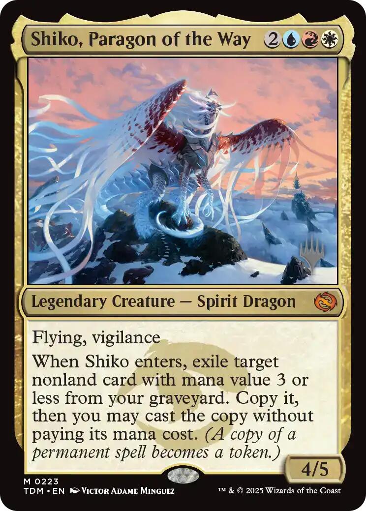 Shiko, Paragon of the Way [Tarkir: Dragonstorm Promos] | Exor Games Truro