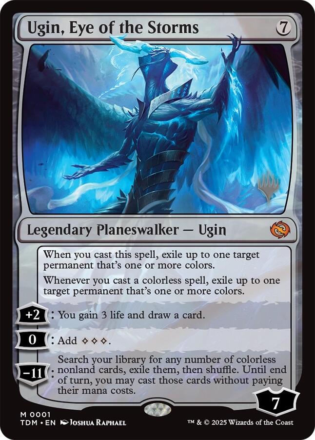Ugin, Eye of the Storms [Tarkir: Dragonstorm Promos] | Exor Games Truro
