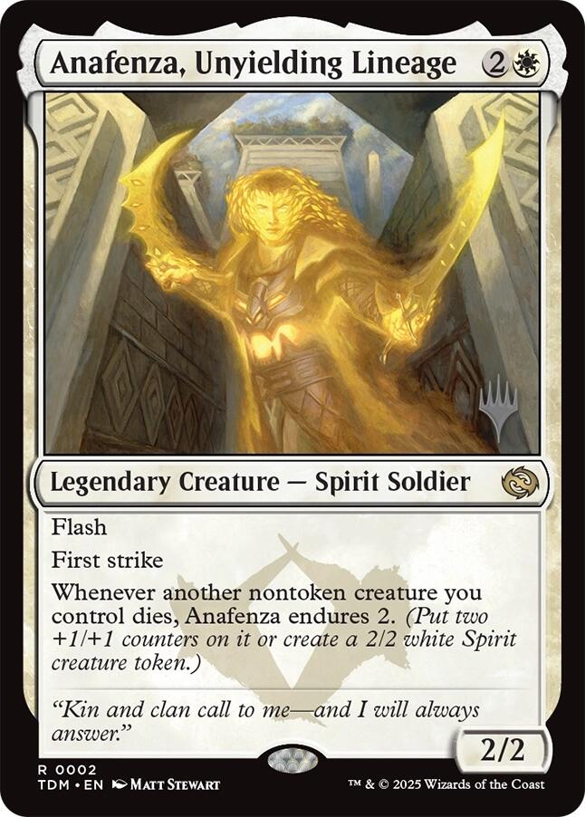Anafenza, Unyielding Lineage [Tarkir: Dragonstorm Promos] | Exor Games Truro