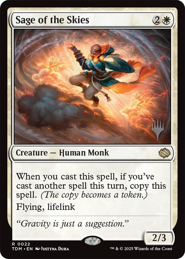 Sage of the Skies [Tarkir: Dragonstorm Promos] | Exor Games Truro