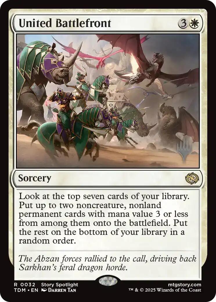 United Battlefront [Tarkir: Dragonstorm Promos] | Exor Games Truro