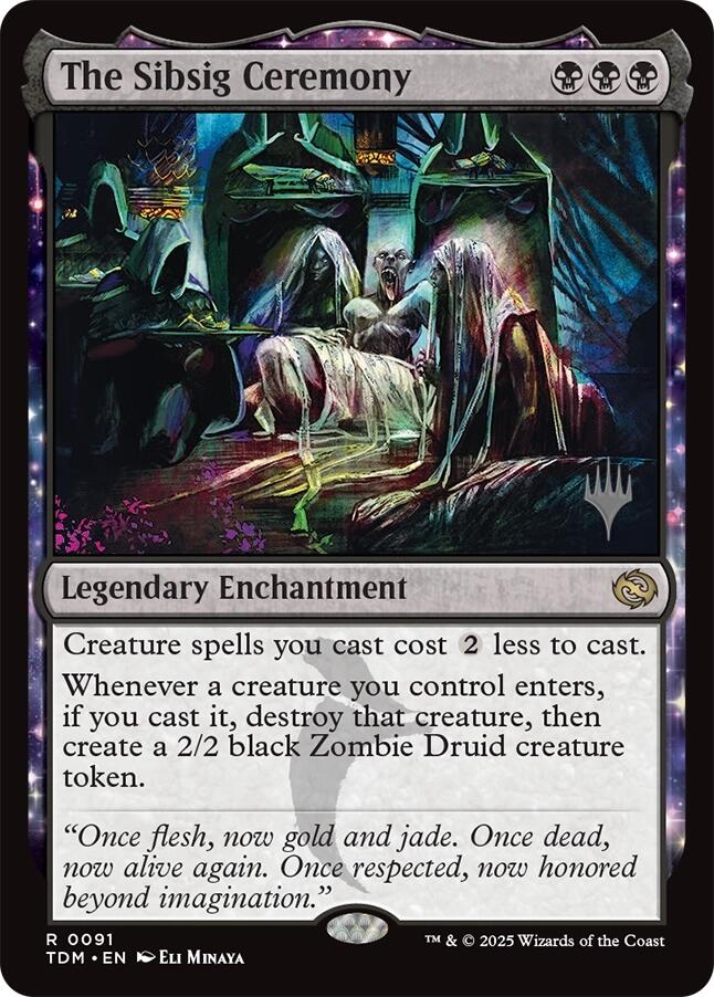 The Sibsig Ceremony [Tarkir: Dragonstorm Promos] | Exor Games Truro