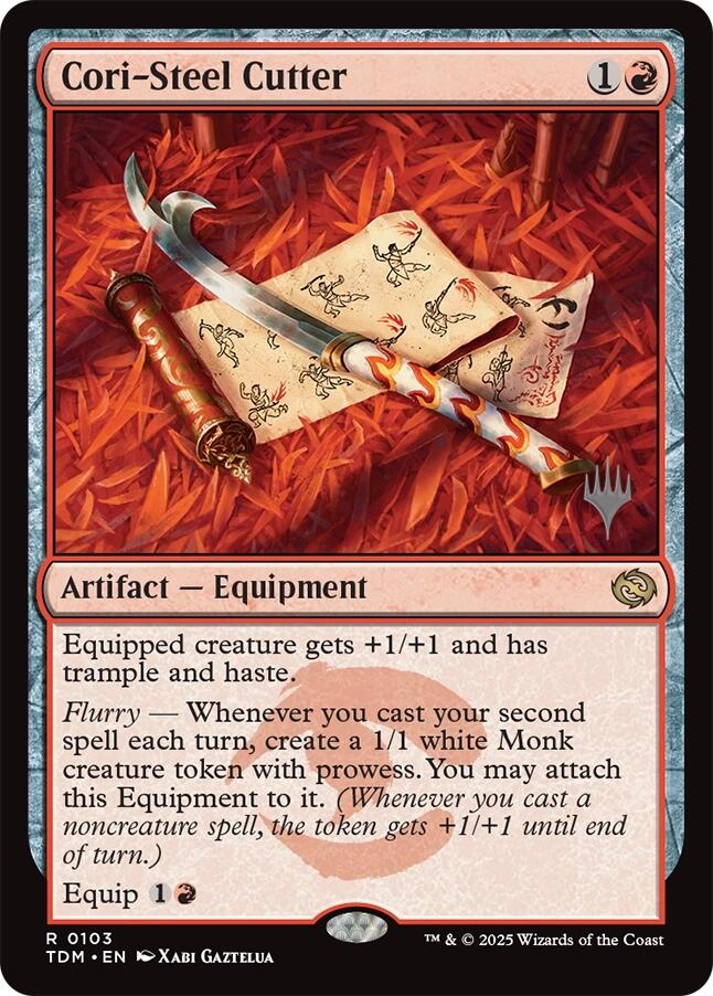 Cori-Steel Cutter [Tarkir: Dragonstorm Promos] | Exor Games Truro