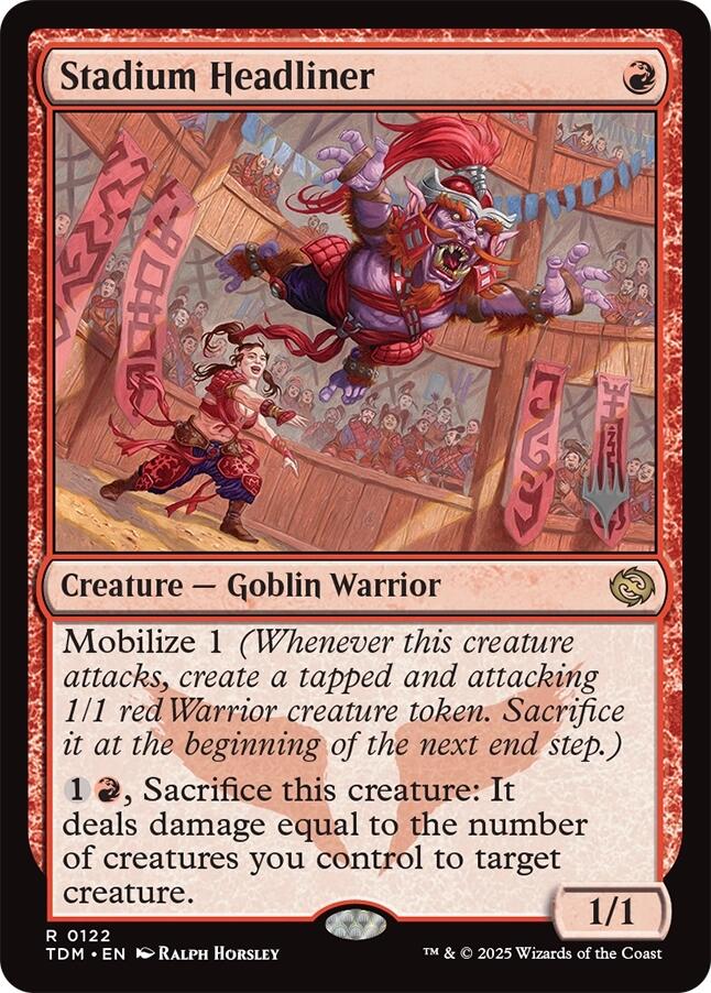 Stadium Headliner [Tarkir: Dragonstorm Promos] | Exor Games Truro