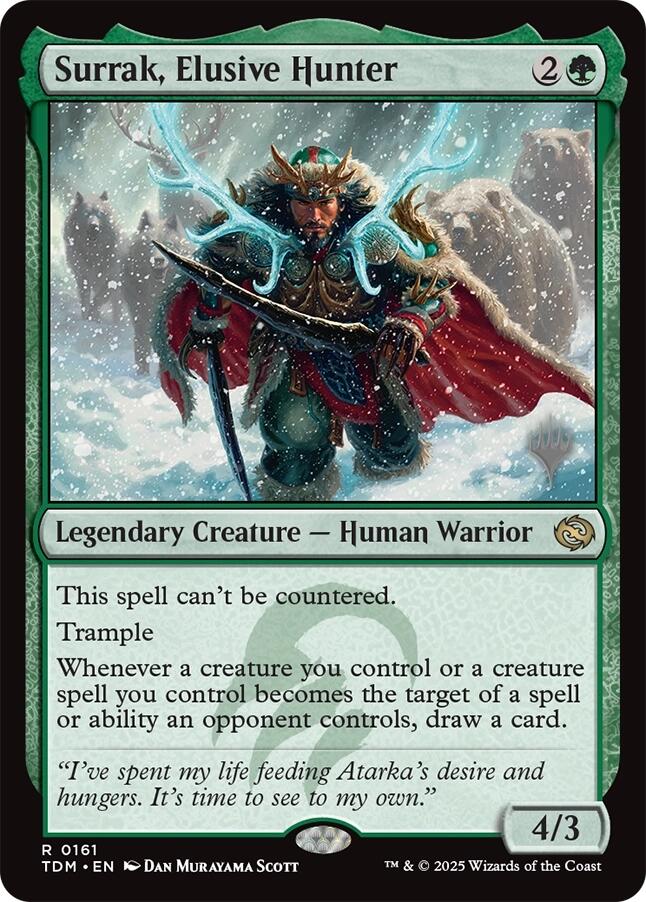 Surrak, Elusive Hunter [Tarkir: Dragonstorm Promos] | Exor Games Truro