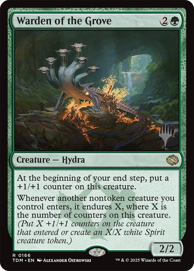 Warden of the Grove [Tarkir: Dragonstorm Promos] | Exor Games Truro