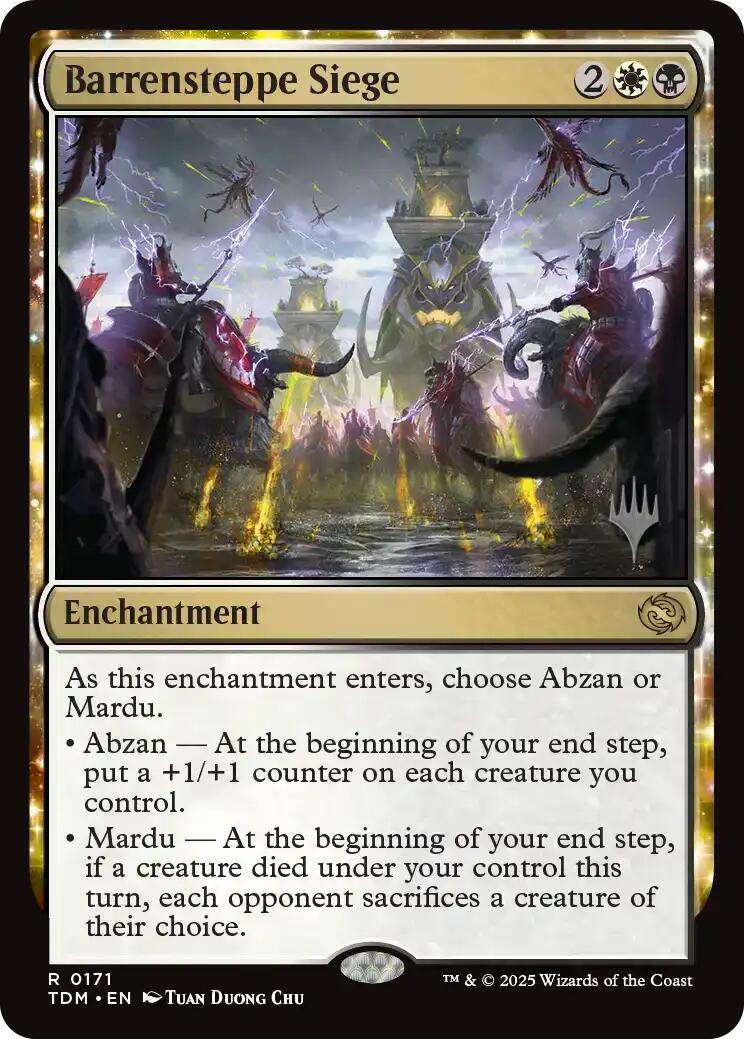 Barrensteppe Siege [Tarkir: Dragonstorm Promos] | Exor Games Truro