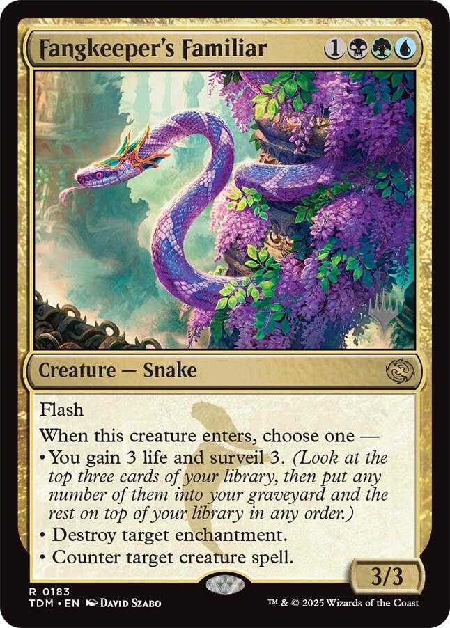 Fangkeeper's Familiar [Tarkir: Dragonstorm Promos] | Exor Games Truro