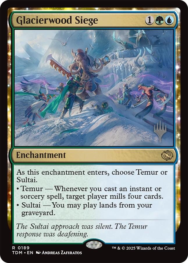 Glacierwood Siege [Tarkir: Dragonstorm Promos] | Exor Games Truro
