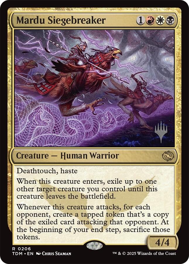 Mardu Siegebreaker [Tarkir: Dragonstorm Promos] | Exor Games Truro