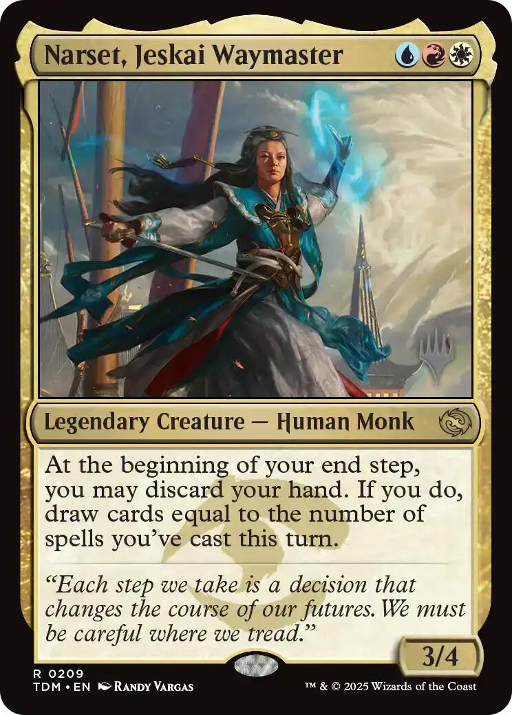 Narset, Jeskai Waymaster [Tarkir: Dragonstorm Promos] | Exor Games Truro