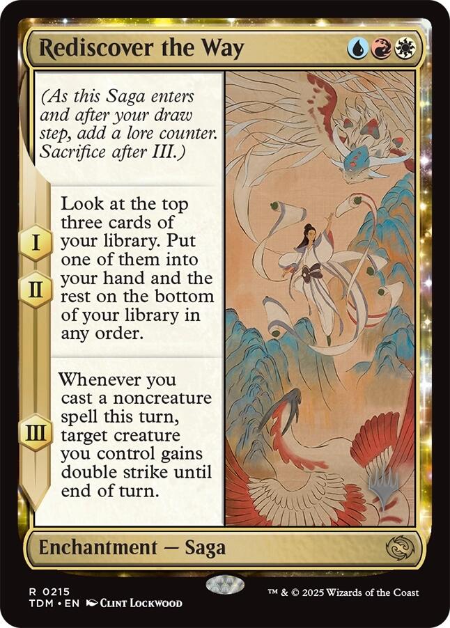Rediscover the Way [Tarkir: Dragonstorm Promos] | Exor Games Truro