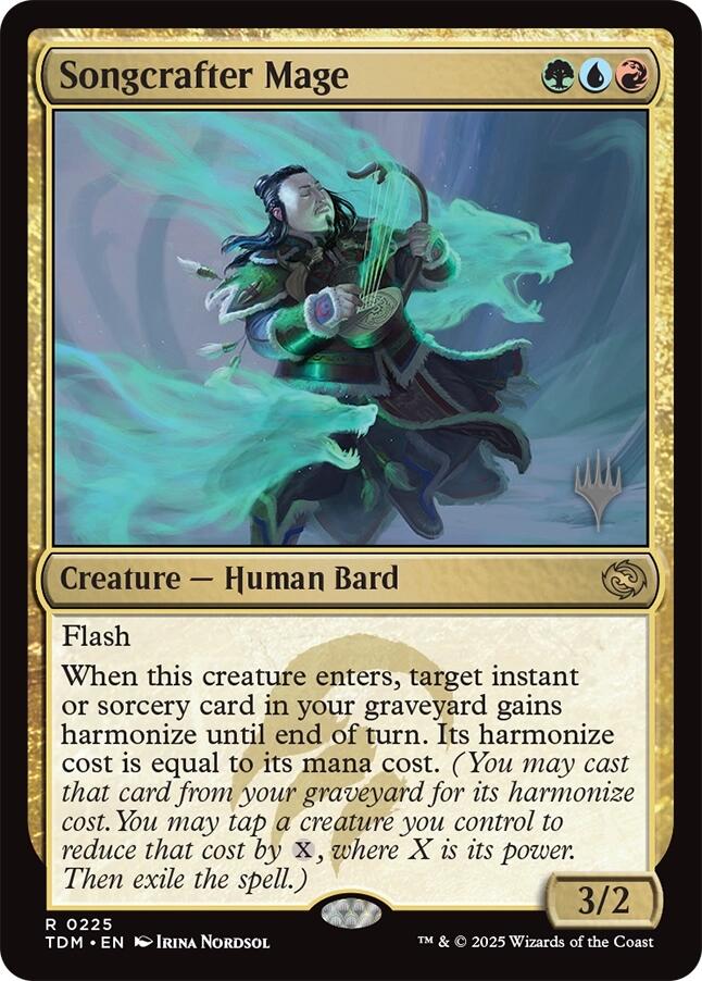 Songcrafter Mage [Tarkir: Dragonstorm Promos] | Exor Games Truro