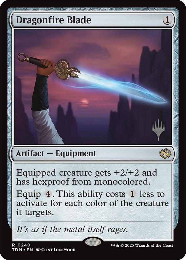 Dragonfire Blade [Tarkir: Dragonstorm Promos] | Exor Games Truro