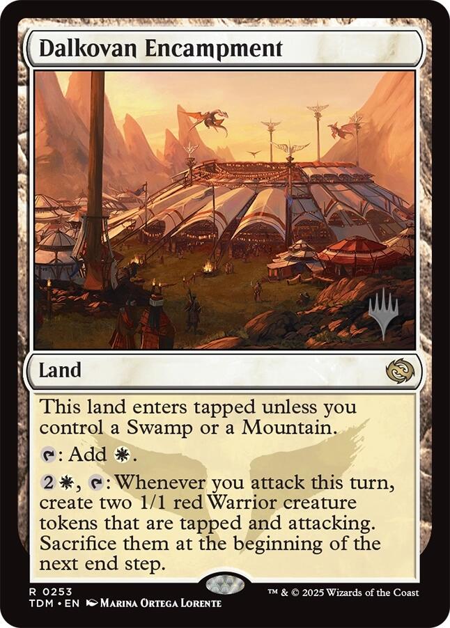 Dalkovan Encampment [Tarkir: Dragonstorm Promos] | Exor Games Truro