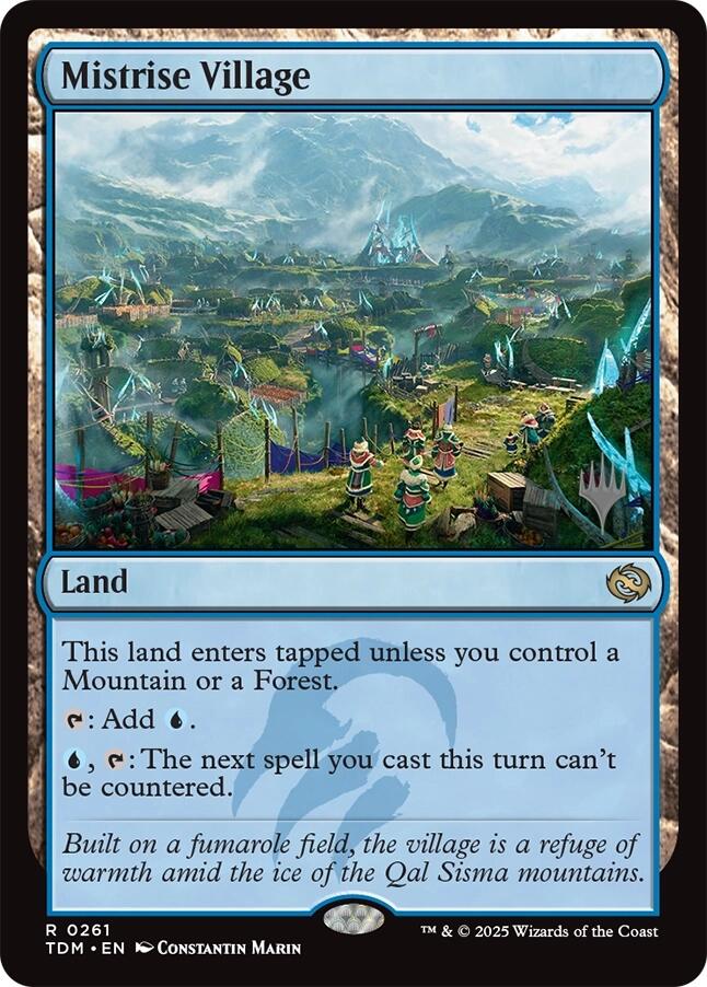 Mistrise Village [Tarkir: Dragonstorm Promos] | Exor Games Truro
