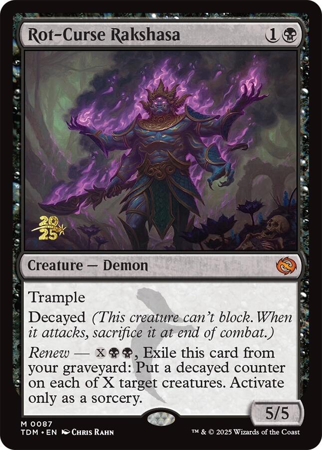 Rot-Curse Rakshasa [Tarkir: Dragonstorm Prerelease Promos] | Exor Games Truro
