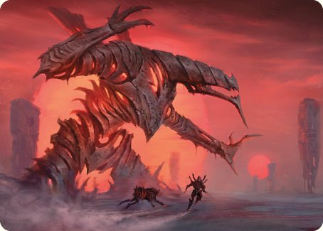 Red Sun's Zenith Art Card [Phyrexia: All Will Be One Art Series] | Exor Games Truro