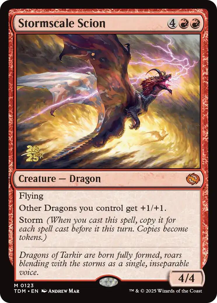 Stormscale Scion [Tarkir: Dragonstorm Prerelease Promos] | Exor Games Truro